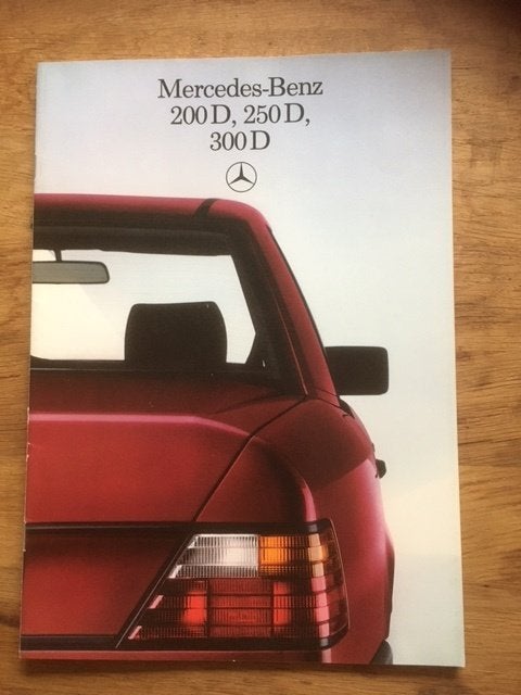 Mercedes-Benz      200D, 250D, 300D   Brochure   1984     NL, Zo goed als nieuw, Mercedes-Benz, Mercedes, Ophalen of Verzenden