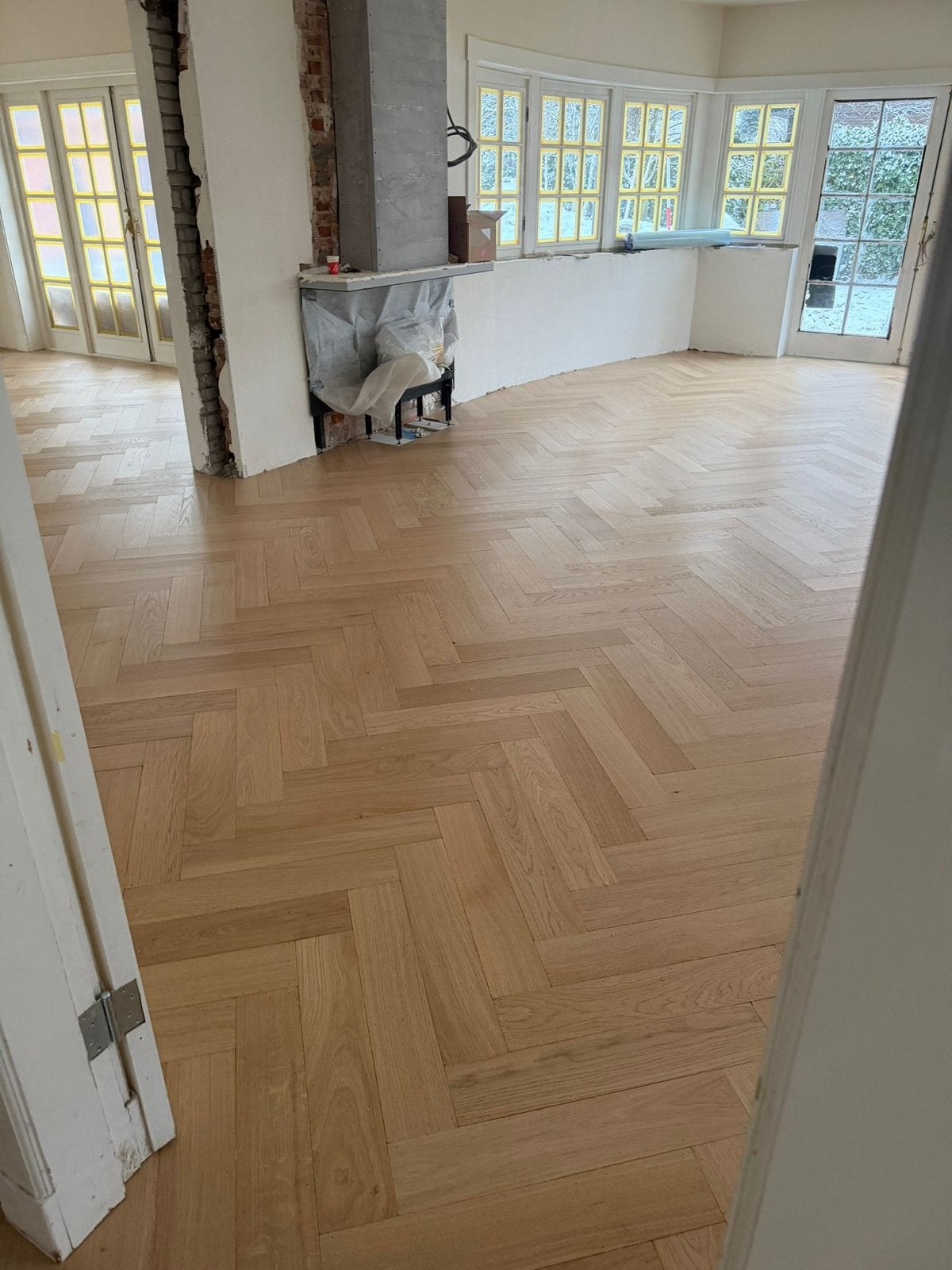 Tapis & bourgogne; Traditioneel parket 140x700, Parket, Gebruikt, 75 m² of meer, Ophalen of Verzenden