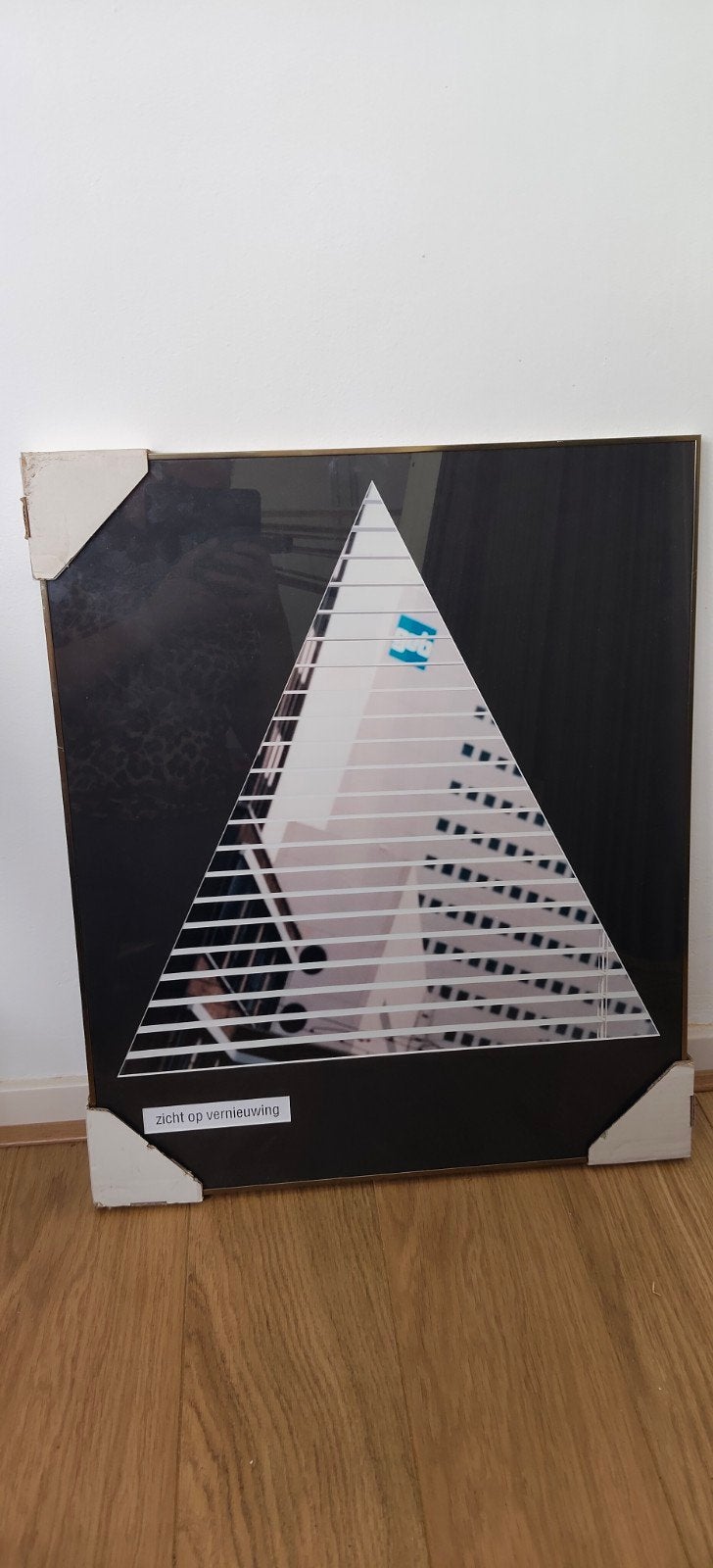 Mooie gouden schilderijlijst / wissellijst (50 x 60 cm) – In, Huis en Inrichting, Woonaccessoires | Lijsten, Ophalen, Hangend