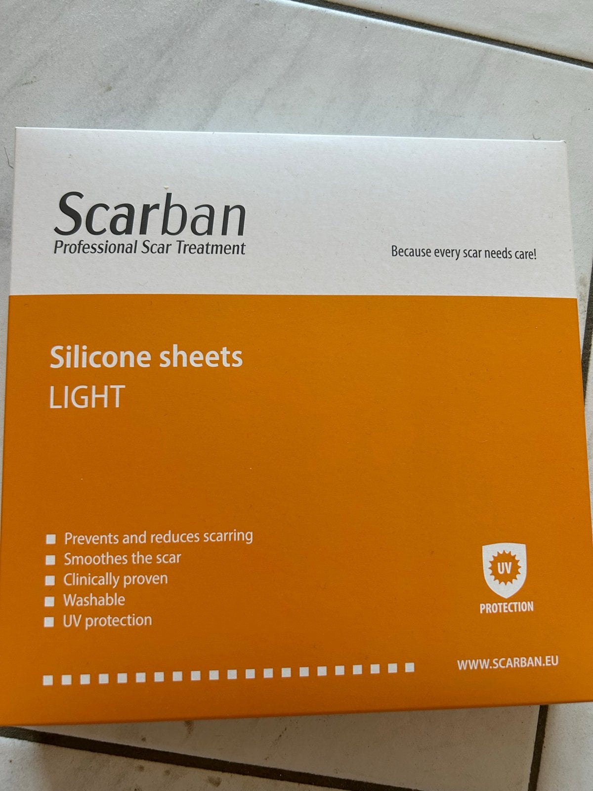 3x 2 Scarban siliconenpleisters voor littekenbehandeling, Ophalen of Verzenden, Nieuw