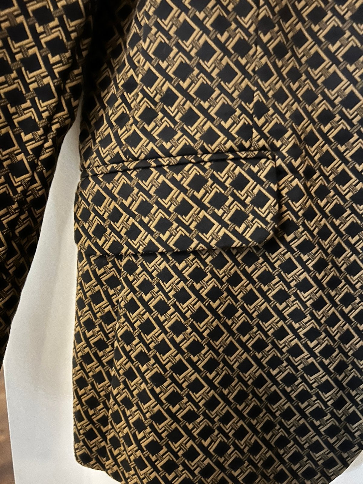 Dames blazer, zwart/bruin, merk: Expresso, maat 38, Ophalen of Verzenden, Zo goed als nieuw, Maat 38/40 (M), Zwart