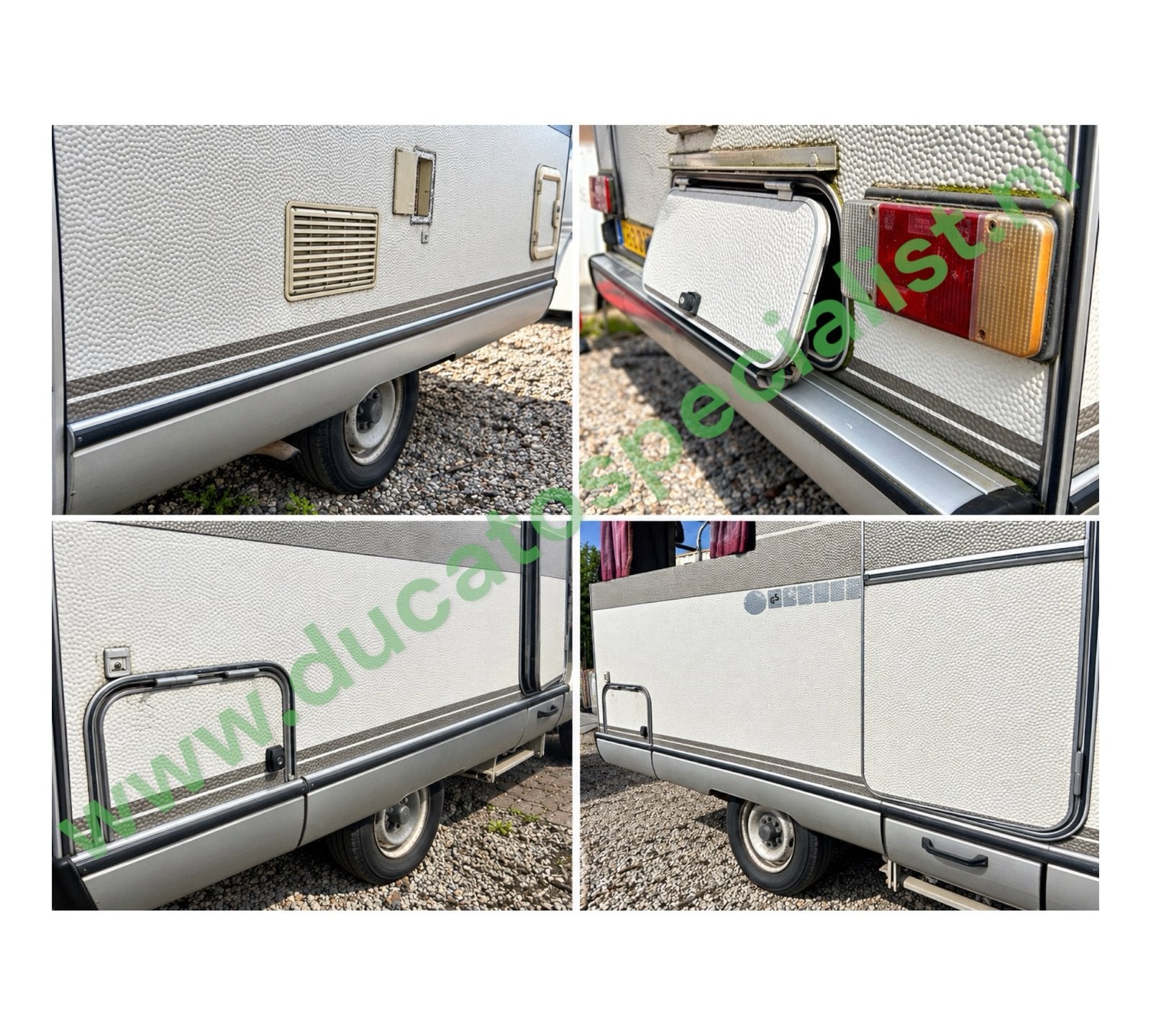 Camper Side Skirts – Aluminium Zijskirts / Zijpanelen – 3 st, Caravans en Kamperen, Ophalen of Verzenden, Gebruikt