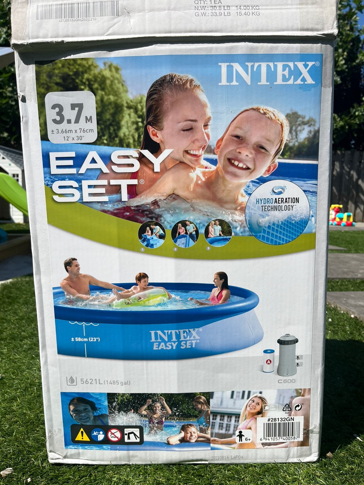 Intex easy set zwembad, Ophalen, Zo goed als nieuw