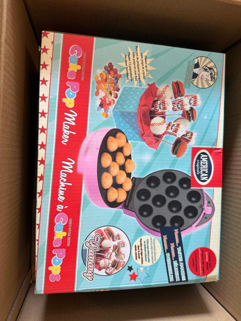 Popcake maker met taccessoires, Ophalen of Verzenden, Zo goed als nieuw, Cupcakes, Bakvorm