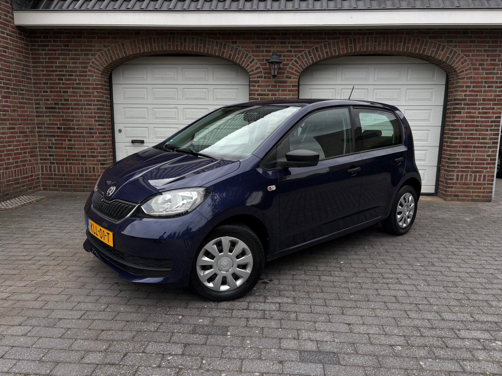 Skoda Citigo 1.0 Greentech 2017 Airco, Auto's, Skoda, Voorwielaandrijving, Stof, Zwart, 23 km/l