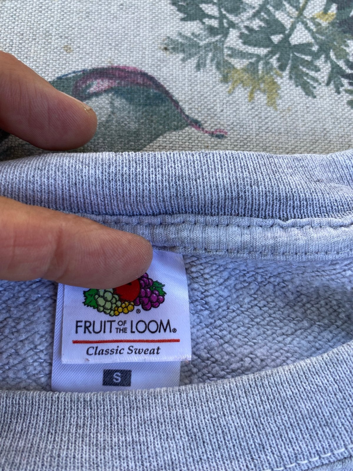 Fruit of the Loom Brouwerij 't IJ Amsterdam sweater, Ophalen of Verzenden, Zo goed als nieuw, Maat 36 (S), Grijs