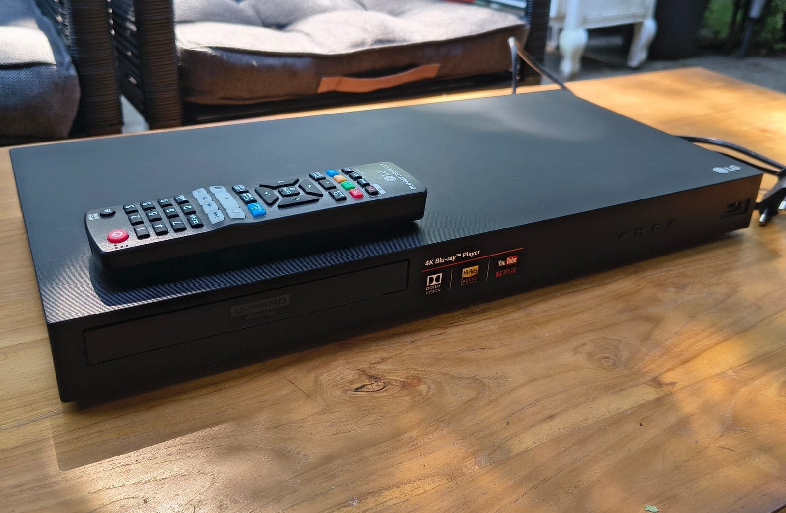 LG UBK90 4k Blu-speler, Audio, Tv en Foto, Blu-ray-spelers, Ophalen, Zo goed als nieuw, LG