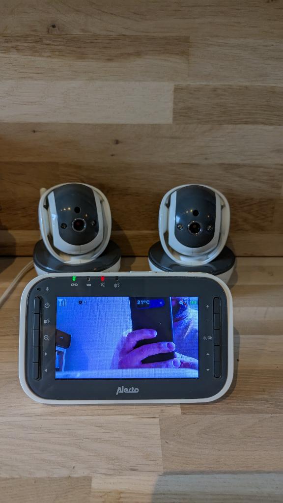 Alecto DVM 200 baby monitor en cameras, Kinderen en Baby's, Babyfoons, Gebruikt, 250 meter of meer, Camera, Digitaal, Terugspreekfunctie