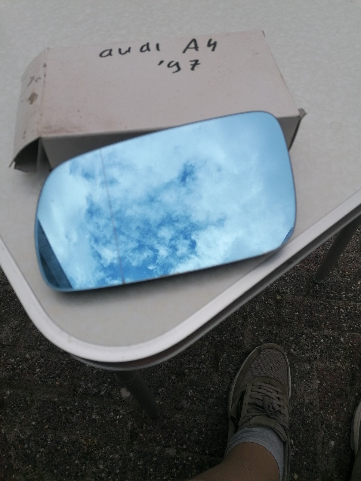Spiegelglas Audi A4 '97, Ophalen
