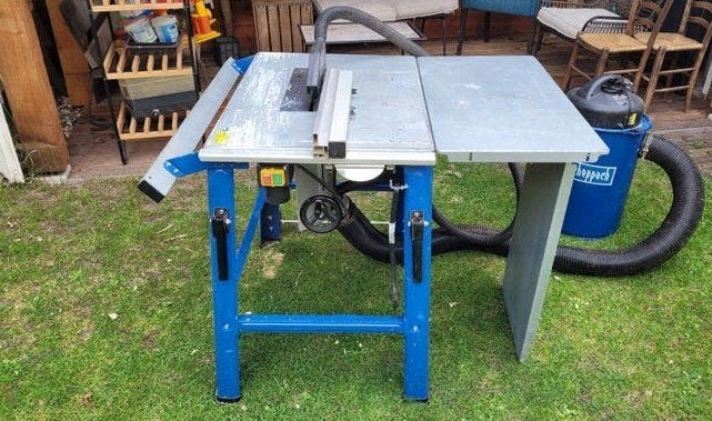 Scheppach TS310 Tafelzaag - Krachtige Cirkelzaag, Doe-het-zelf en Verbouw, Gereedschap | Zaagmachines, Ophalen, Gebruikt, Cirkelzaag