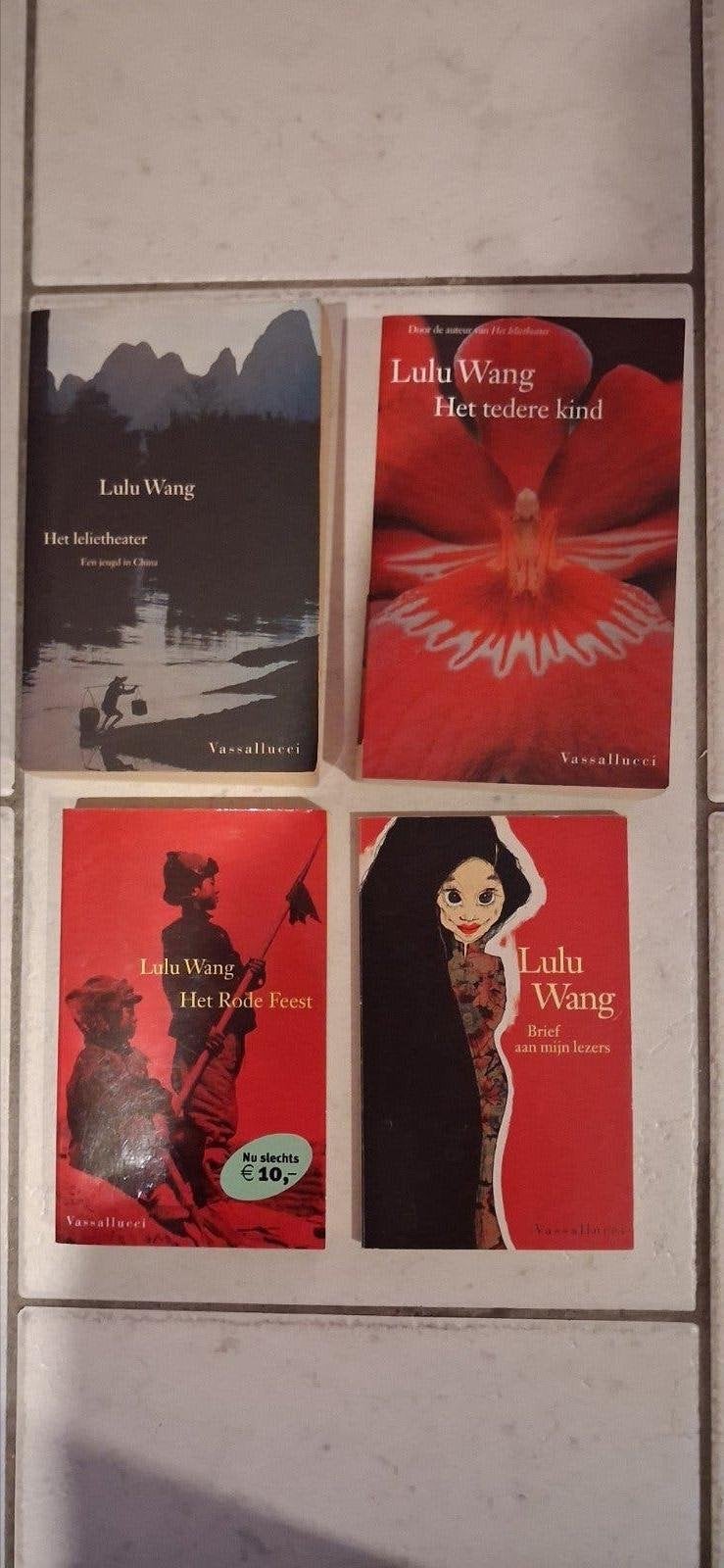 4x Lulu Wang - o.a. Het tedere kind gesigneerd ex. samen 8.-, Ophalen of Verzenden, Gelezen, Lulu Wang, Nederland