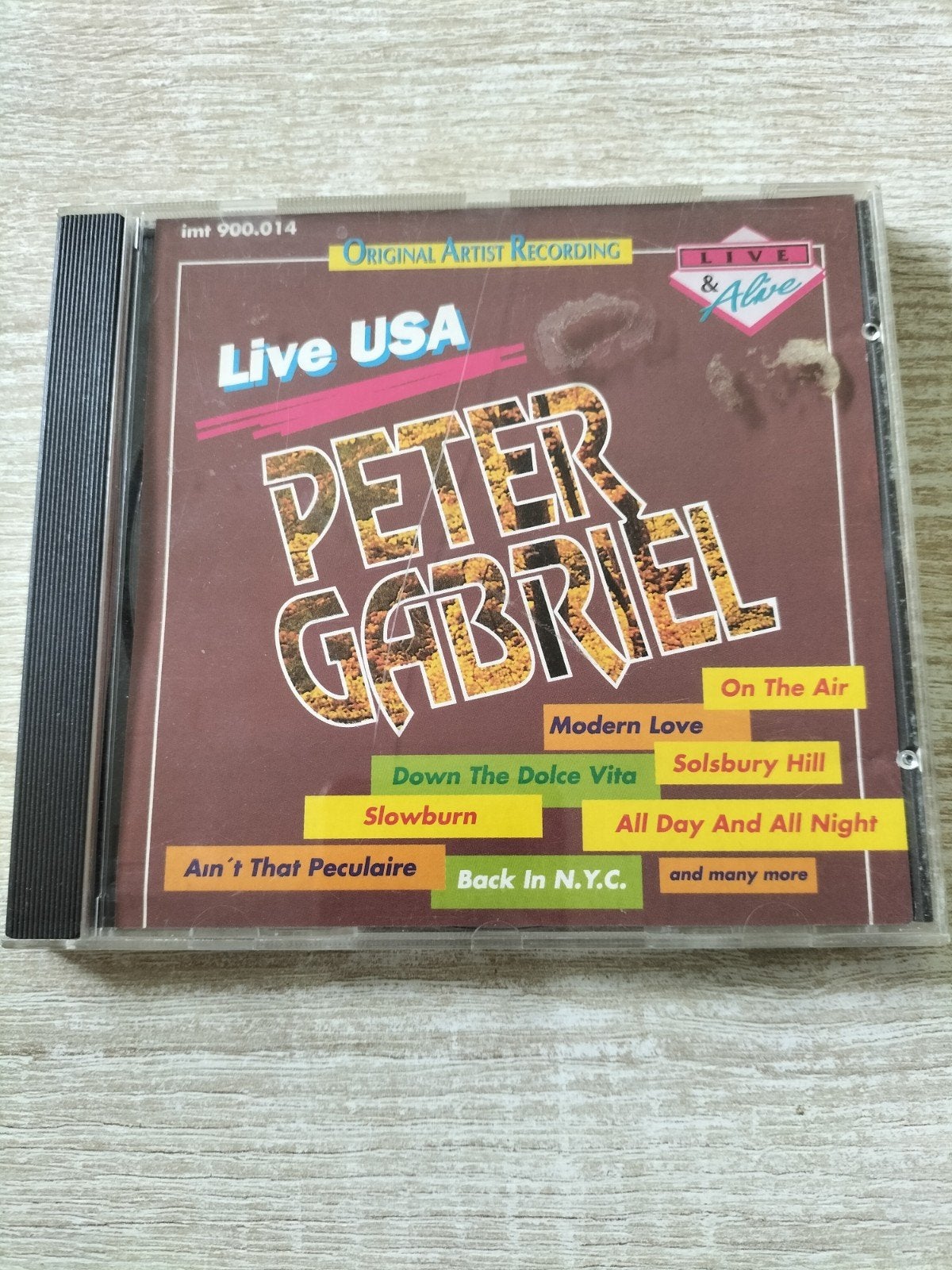 Peter Gabriel - live usa, Ophalen of Verzenden