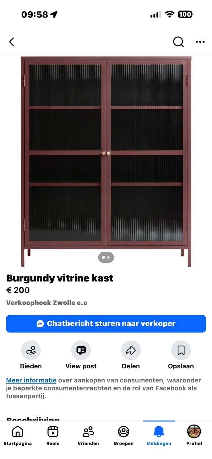 Kast nagenoeg nieuw, Ophalen, Zo goed als nieuw