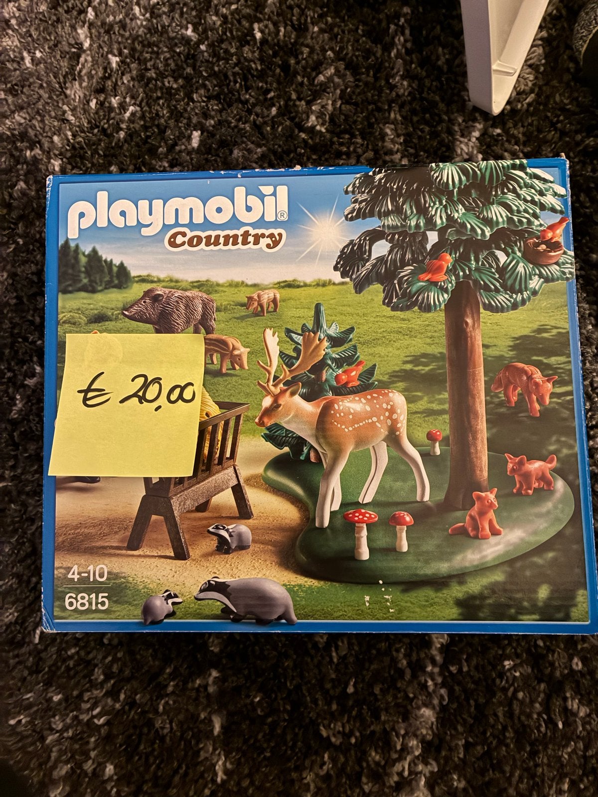 Playmobil Country 6815: Bosdieren met boswachter, Complete set, Overige typen, Ophalen of Verzenden, Zo goed als nieuw