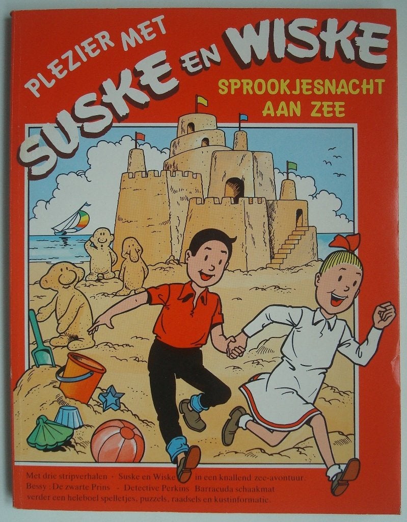 Plezier met Suske en Wiske - Sprookjesnacht aan zee, 1e druk, Boeken, Ophalen, Willy Vandersteen, Eén stripboek, Zo goed als nieuw