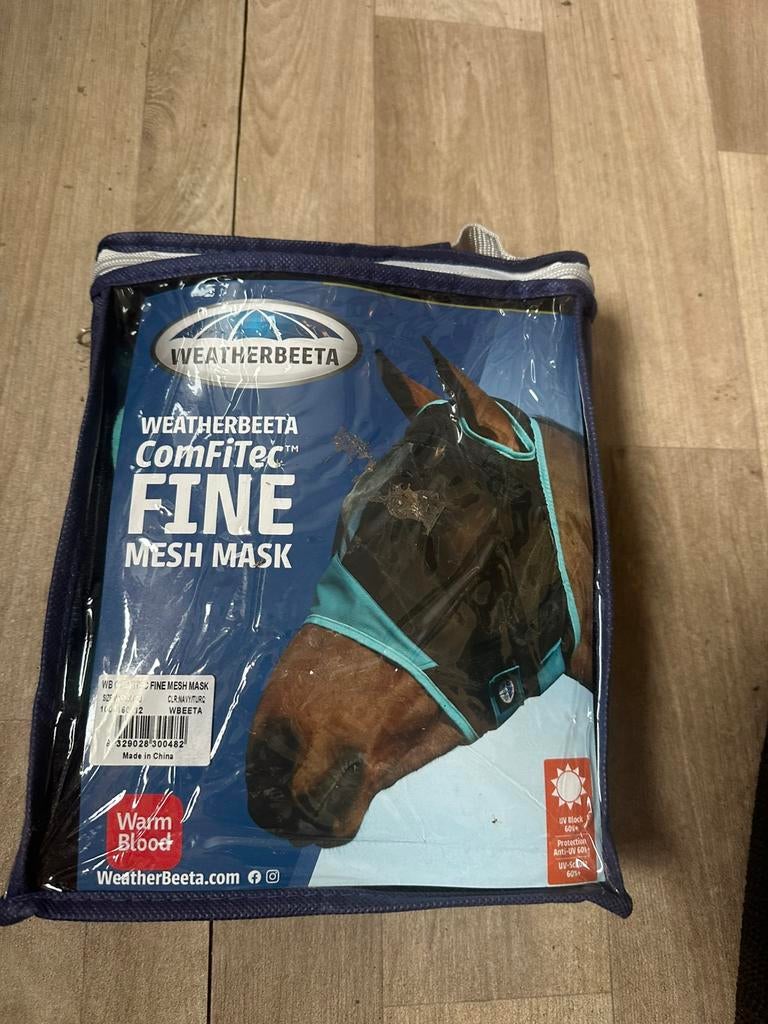 Vliegenmasker Weatherbeeta ComFiTec WB, Dieren en Toebehoren, Ophalen of Verzenden, Zo goed als nieuw, Overige soorten
