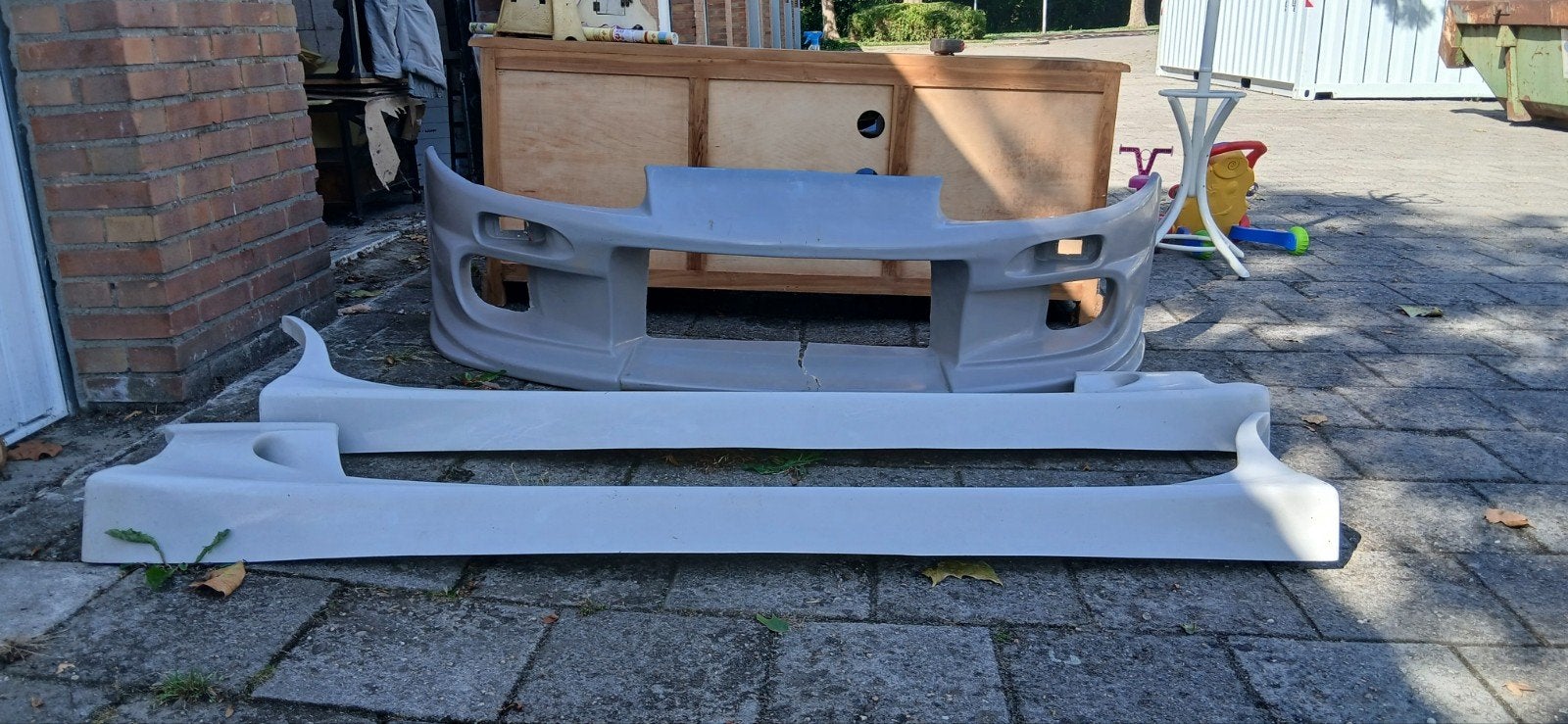 toytoa supra mk4 voorbumper en sideskirts, Ophalen, Gebruikt, Voor, Bumper
