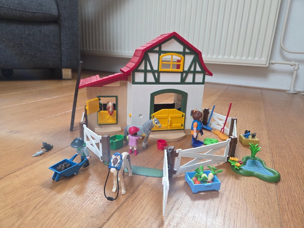 Playmobil Country Ponypark 6927, Kinderen en Baby's, Gebruikt, Gebouw, Complete set, Ophalen of Verzenden