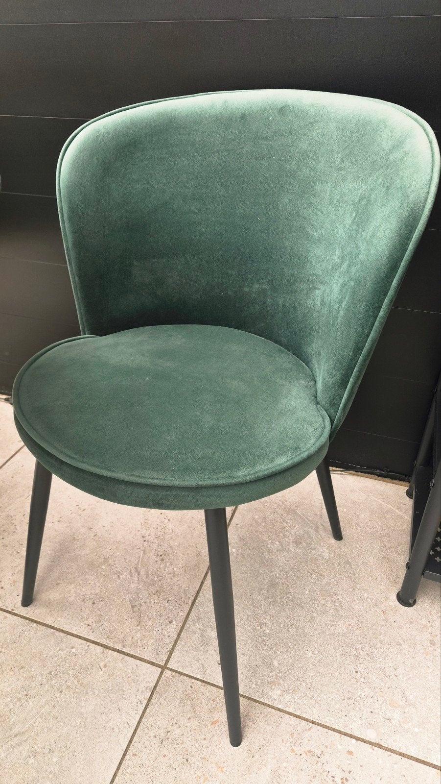4 stuks groen Velvet Eetkamerstoelen, Ophalen, Metaal, Overige kleuren, Modern, Elegant, Fluweel