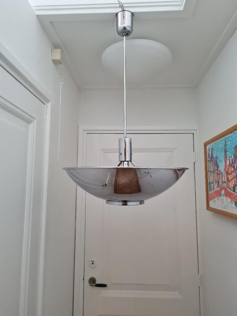 Philips hanglamp Wx 50, Louis Kalff, Bauhaus, jaren 30, Ophalen, Bauhaus, Zo goed als nieuw, Glas