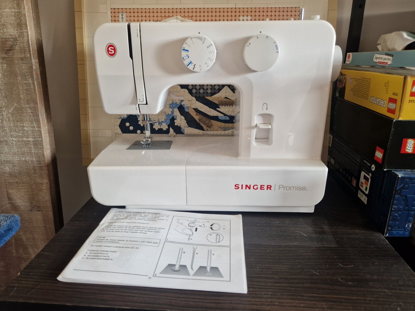 Singer Promise Naaimachine - Zo goed als nieuw, Hobby en Vrije tijd, Naaimachines en Toebehoren, Ophalen, Zo goed als nieuw, Naaimachine