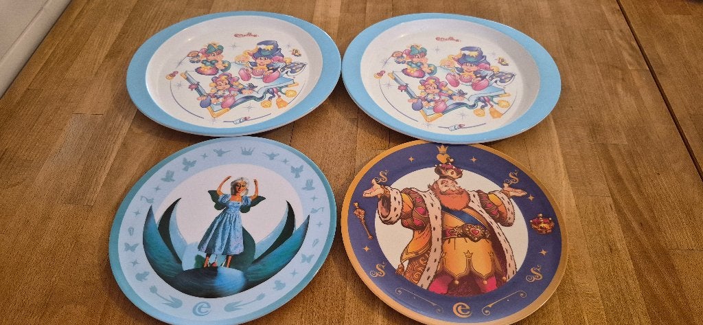 4 efteling borden . Waarvan 2 vintage ., Ophalen of Verzenden, Gebruiksvoorwerp