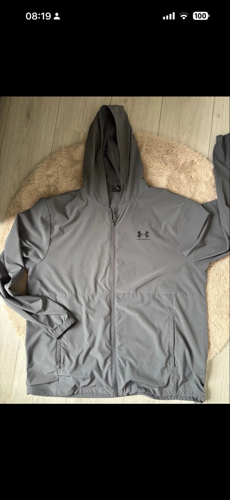 Under Armour Vest en Broek Set - Grijs, Kleding | Heren, Ophalen, Maat 56/58 (XL), Grijs, Gedragen