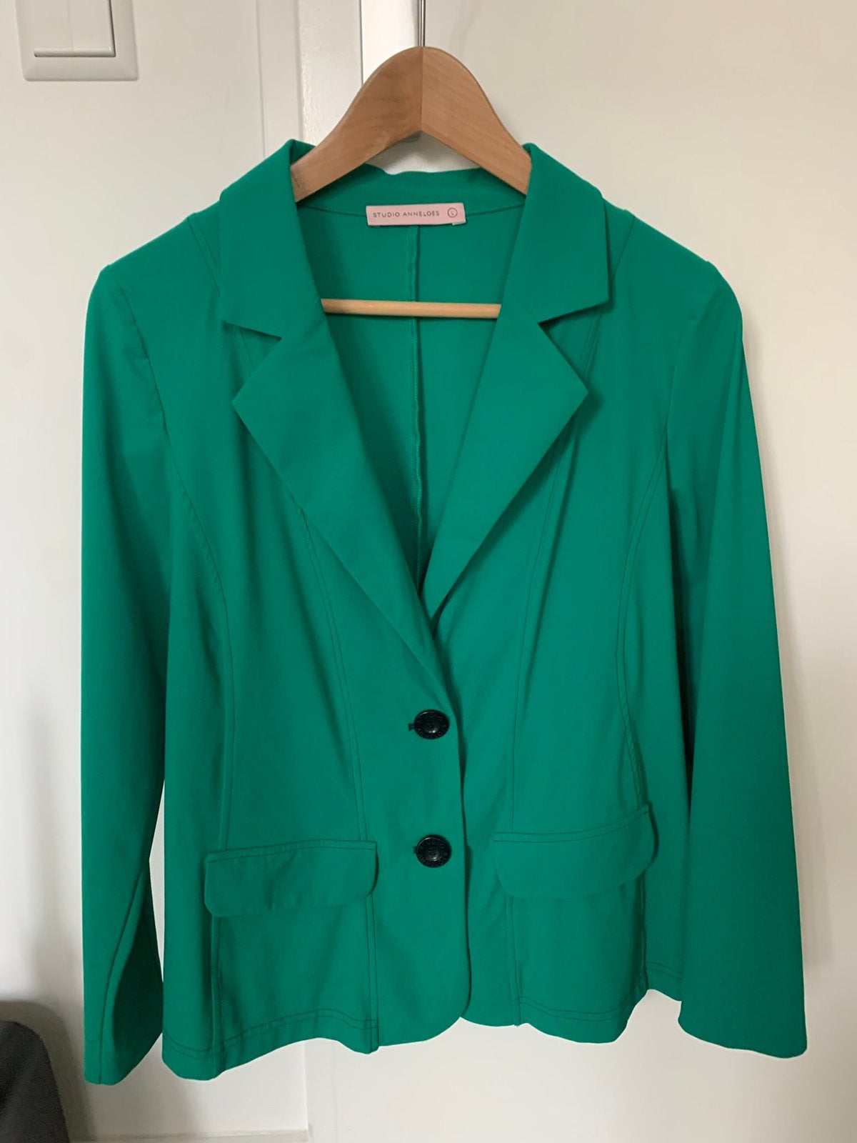 Groen colbert van Studio Anneloes, maat L, Ophalen, Maat 42/44 (L), Nieuw, Jasje