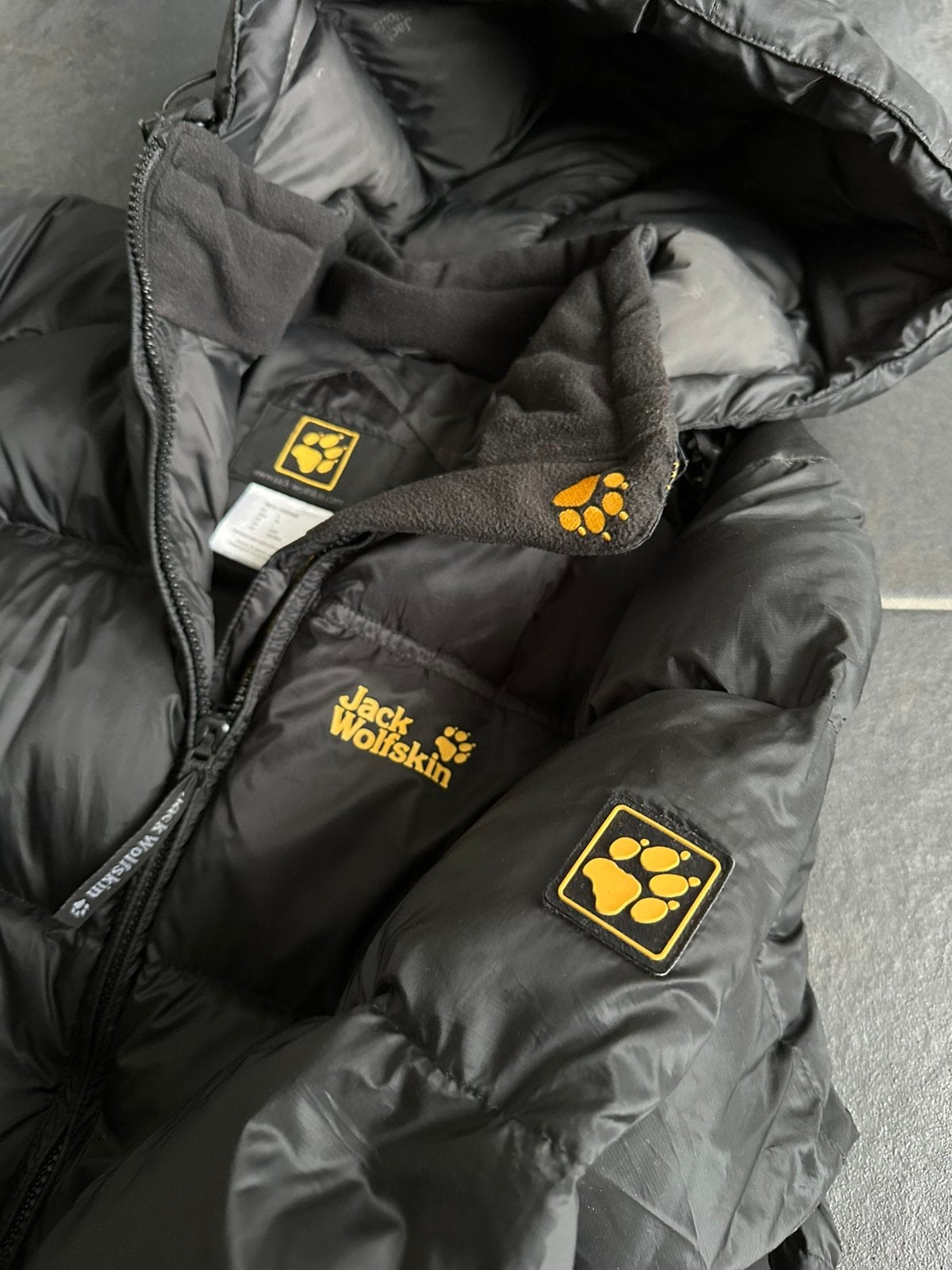 Jack wolfskin winterjas, Ophalen of Verzenden, Zo goed als nieuw, Maat 52/54 (L), Zwart