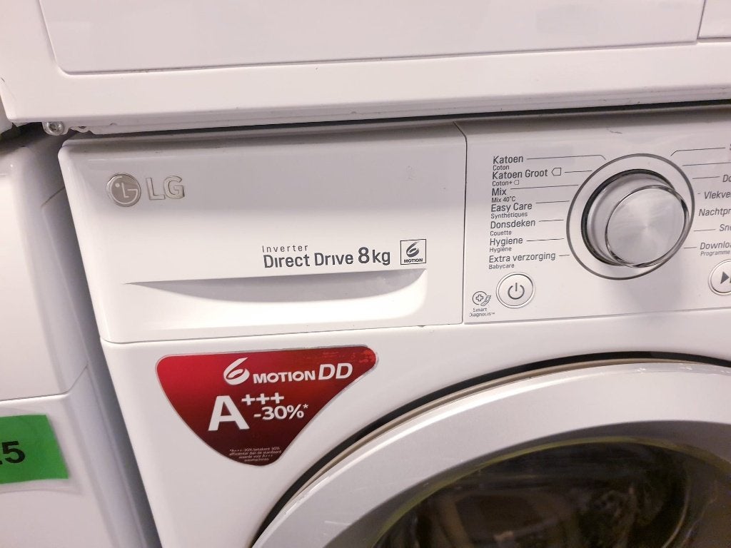 wasmachine LG 8kg️ ️A+++ INC GARANTIE, Witgoed en Apparatuur, Wasmachines, Ophalen, 1200 tot 1600 toeren, 8 tot 10 kg, Zo goed als nieuw