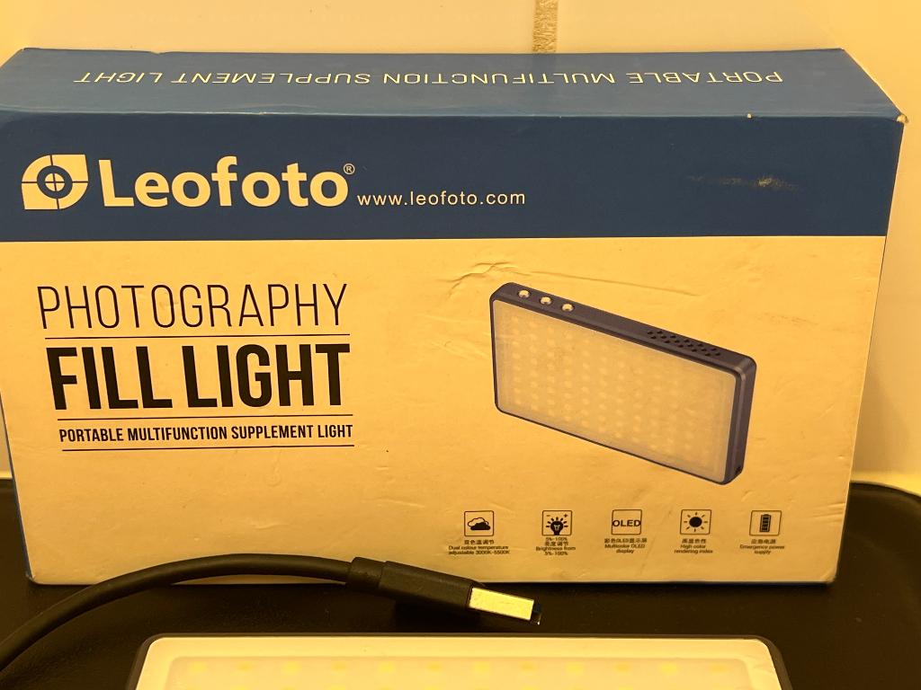 Leofoto FL-L96 Ledpaneel Fill Light, Audio, Tv en Foto, Fotografie | Flitsers, Ophalen of Verzenden, Zo goed als nieuw, Overige merken