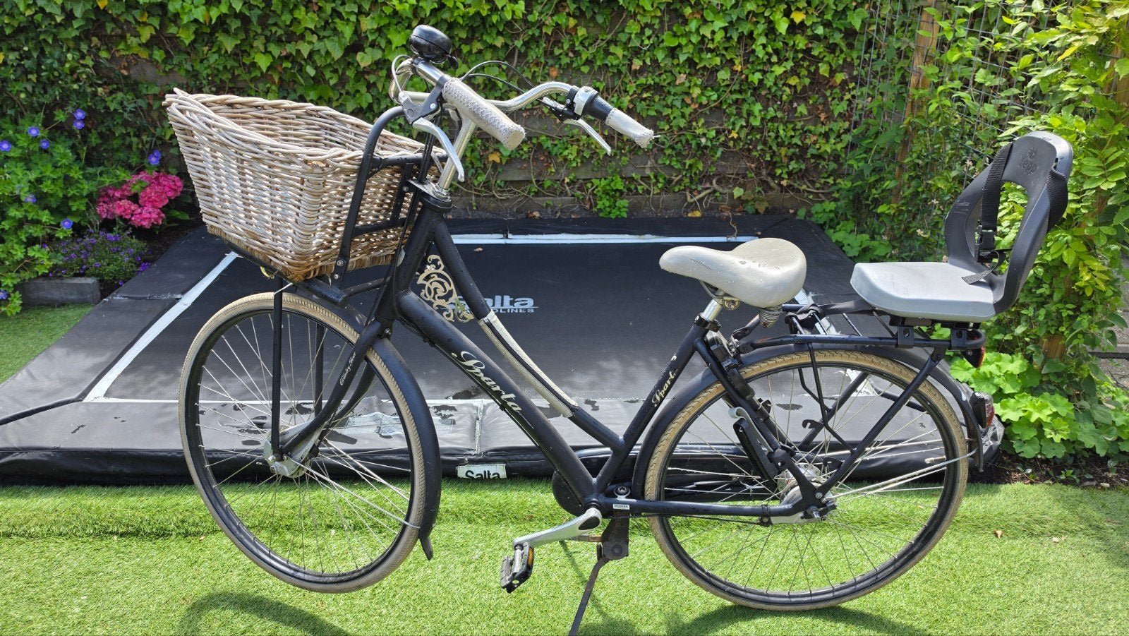 Sparta transportfiets met mand en kinderzitje, Ophalen, Sparta, Gebruikt, Versnellingen