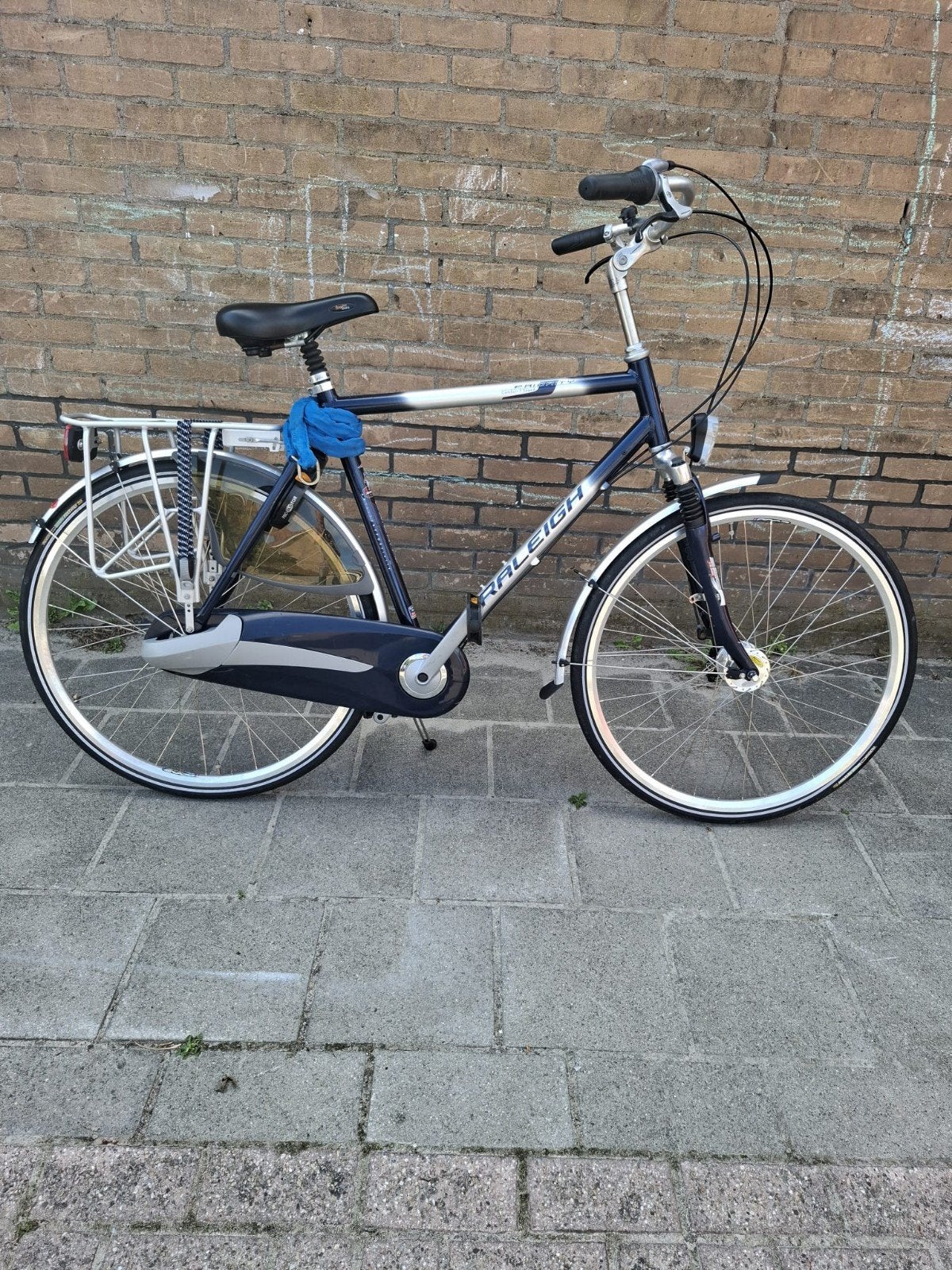 bijna nieuwe herenfiets te koop, Fietsen en Brommers, Ophalen, Zo goed als nieuw, Overige merken, Versnellingen