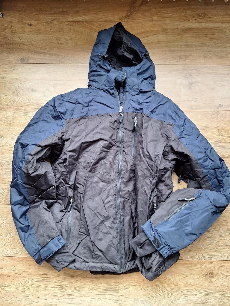 Ski jas Crivit Pro maat 54, zwart/blauw, Maat 52/54 (L), Nieuw, Ophalen of Verzenden, Jack