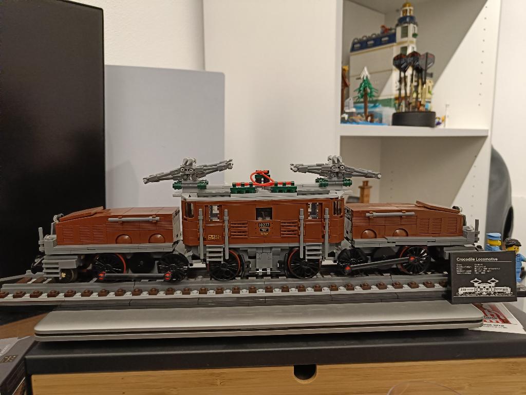Lego Creator 10277 Krokodil trein, Lego, Ophalen of Verzenden, Compleet, Zo goed als nieuw