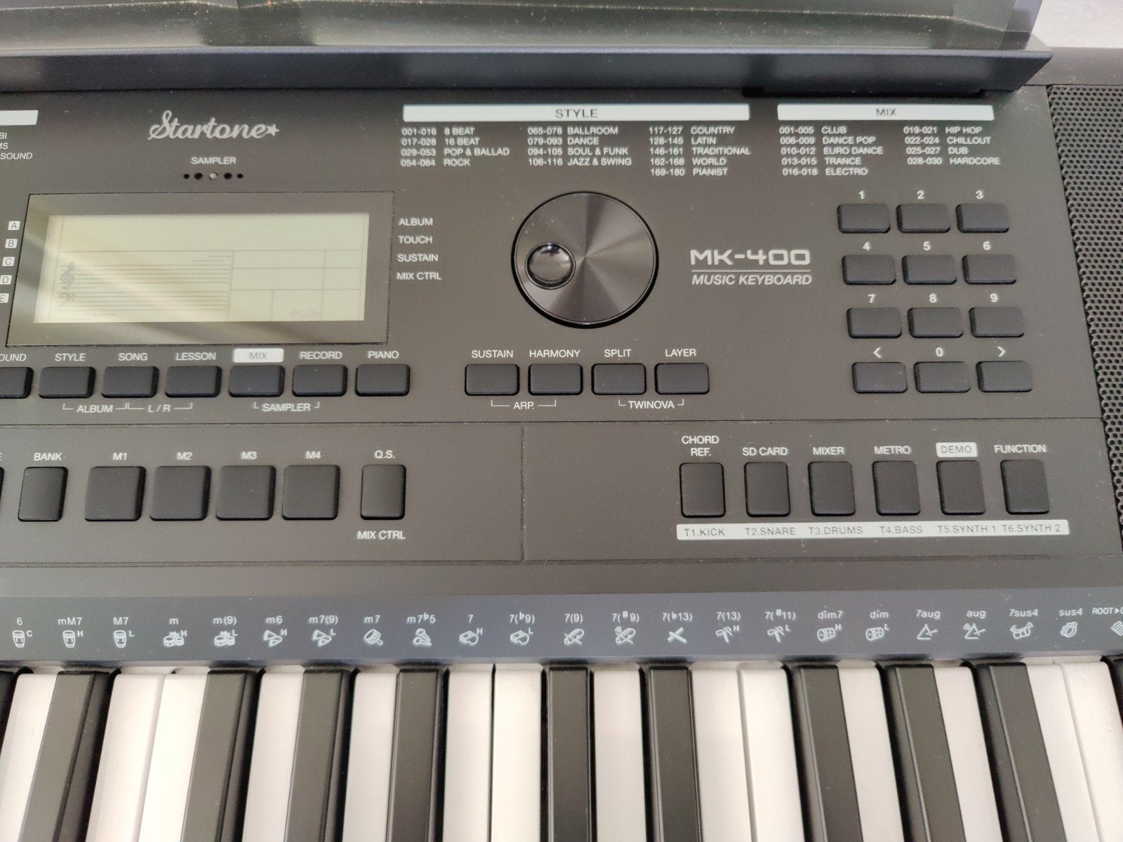 Medeli MK-401 / Startone MK-400 Keyboard met sustainpedal!, 61 toetsen, Ophalen of Verzenden, Medeli, Aanslaggevoelig