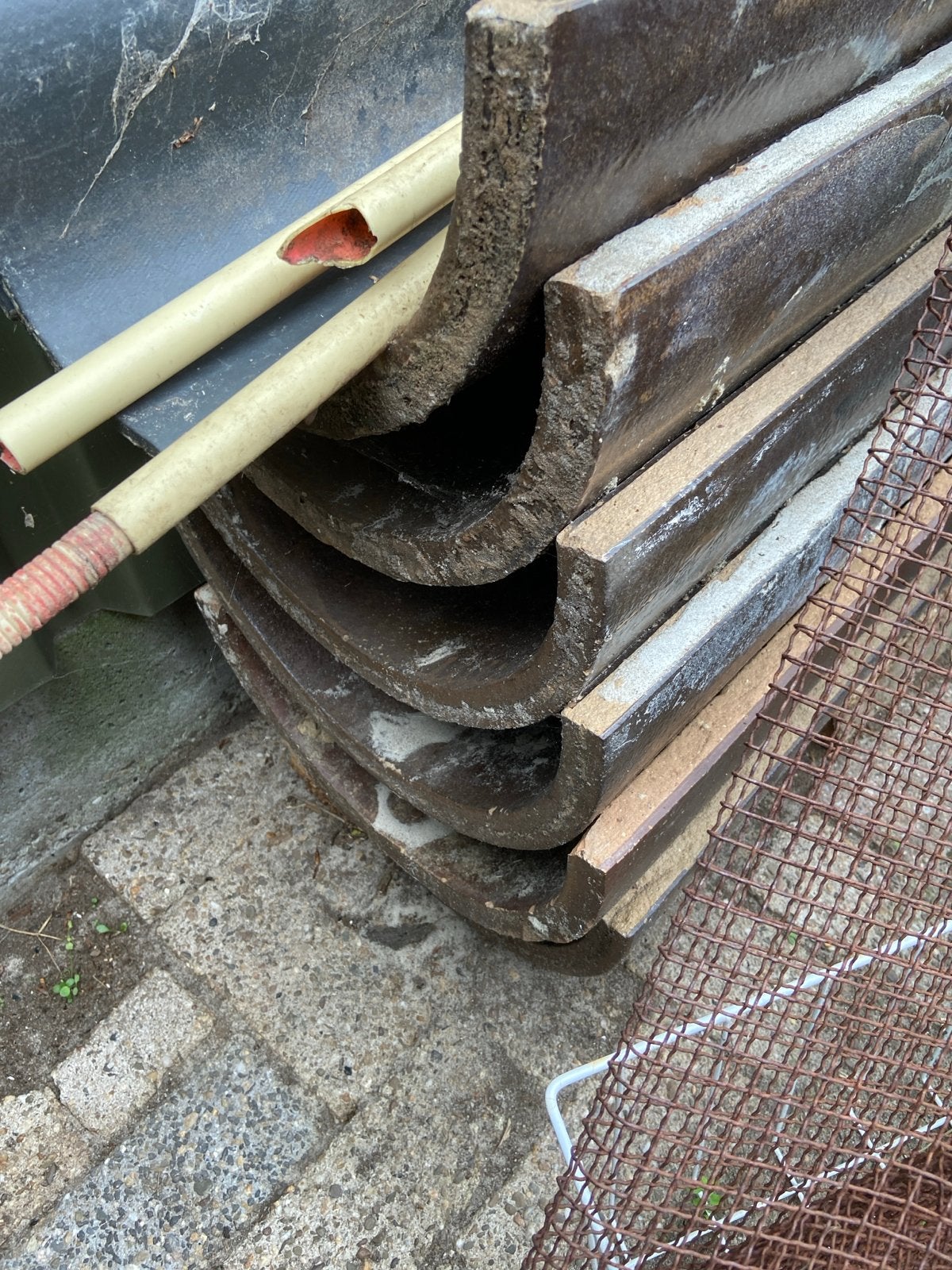 Gresbakken te koop - 7x 100cm, 4x 150cm, Ophalen, Gebruikt, Minder dan 2 meter, 80 mm of meer