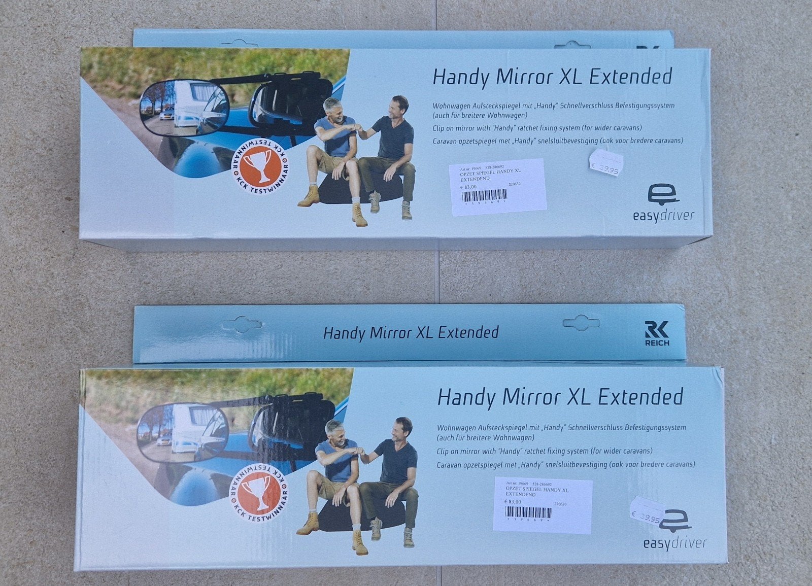Reich EasyDriver Handy Mirror XL Extended caravan spiegels, Caravans en Kamperen, Ophalen of Verzenden, Nieuw