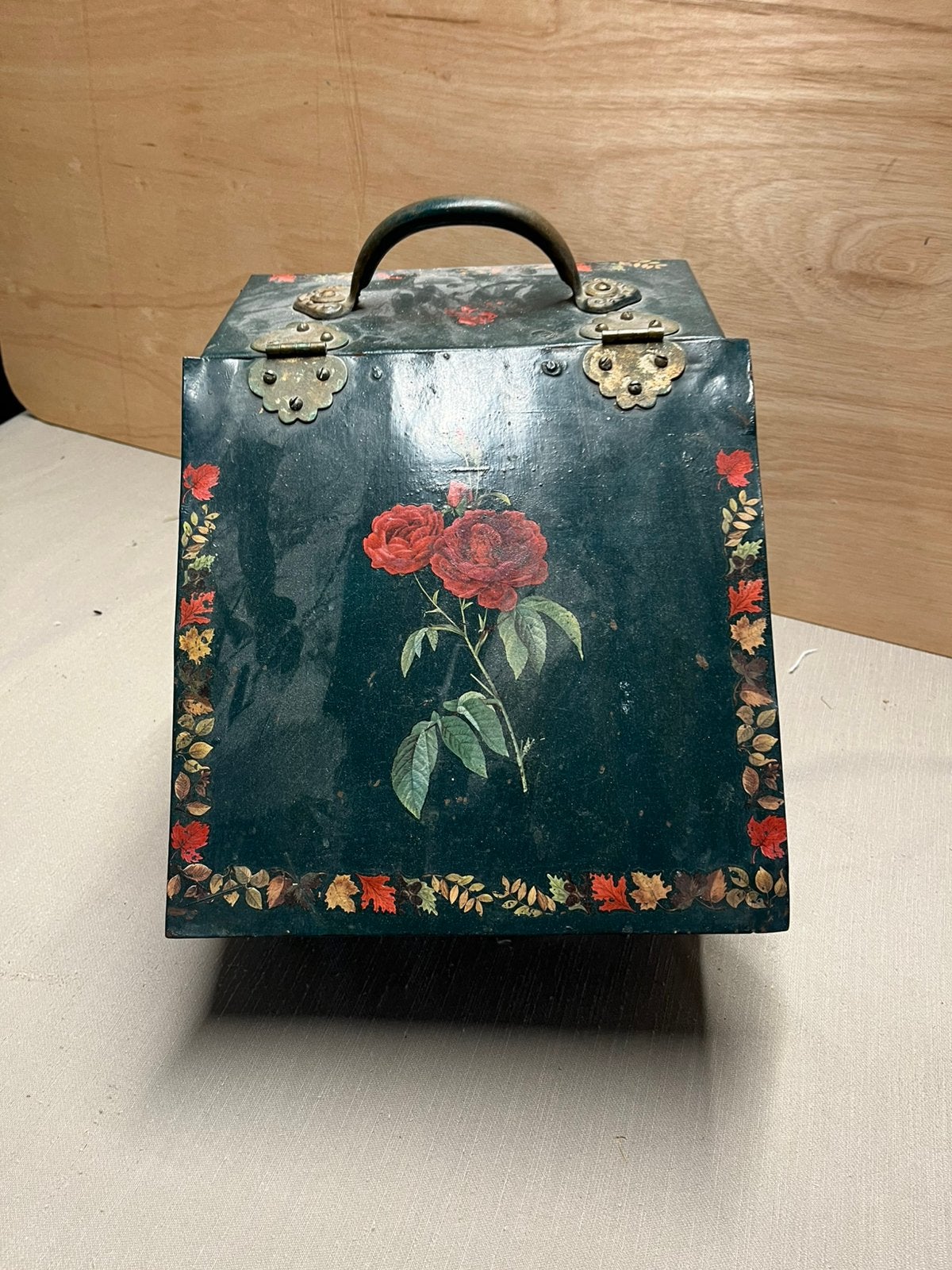 Mooie kolenkit / bak. Vintage antiek, Ophalen of Verzenden, Zo goed als nieuw, Hout, Houtkachel