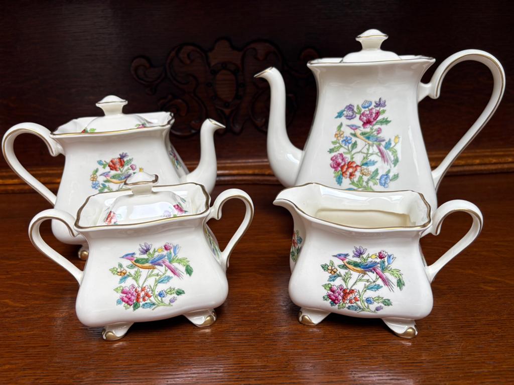 12 delig Cherbourg servies, Ophalen