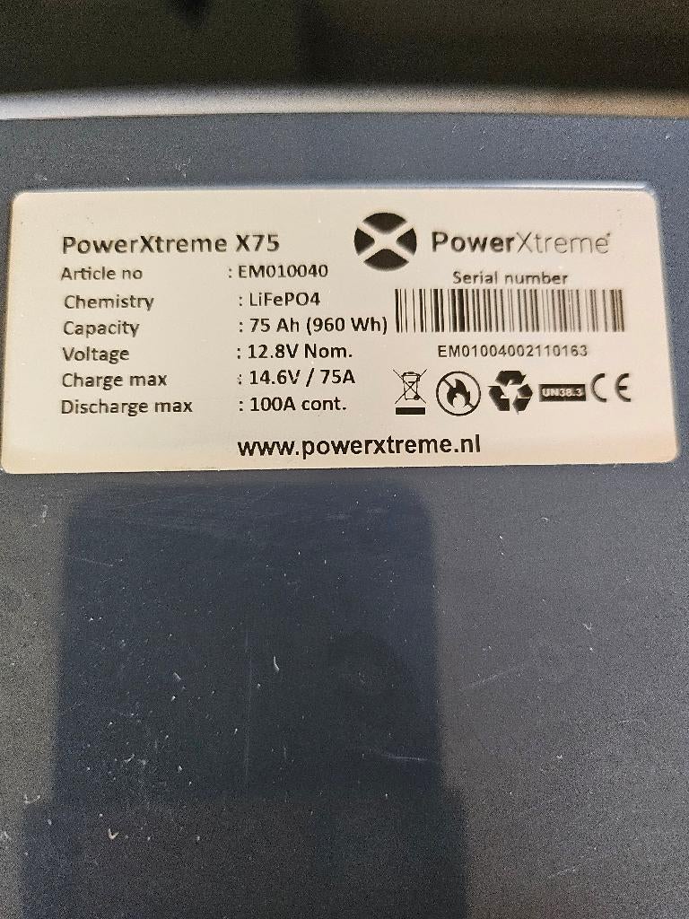 Lithium  Accu Power Xtreme, Ophalen, Zo goed als nieuw
