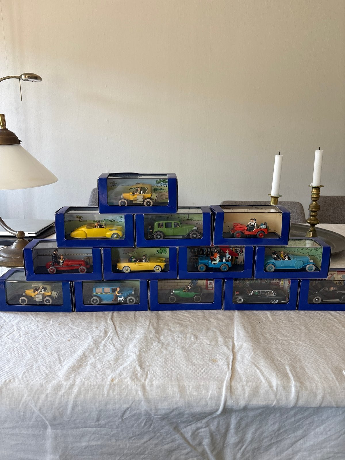Collectie Kuifje modelauto's - 13 stuks, Auto, 1:32 tot 1:50, Zo goed als nieuw, Ophalen