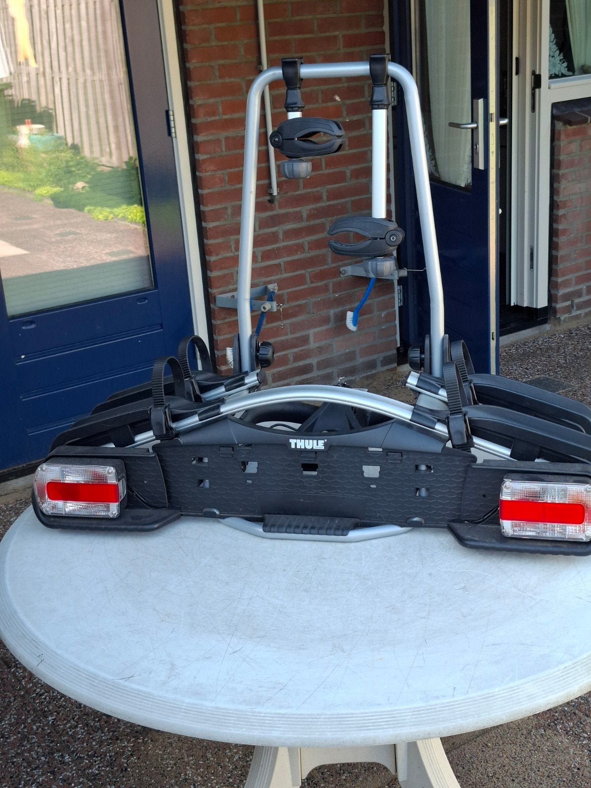 Thule Euroway G2 921, Ophalen, Gebruikt, Brede banden, 2 fietsen