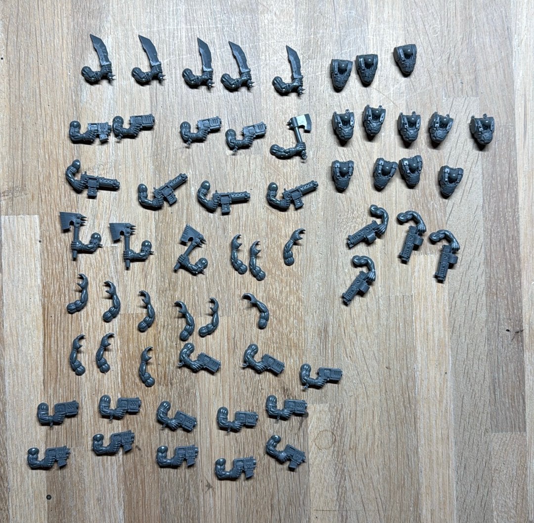 Warhammer 40k Ork Boyz bits, Ophalen of Verzenden, Zo goed als nieuw, Warhammer