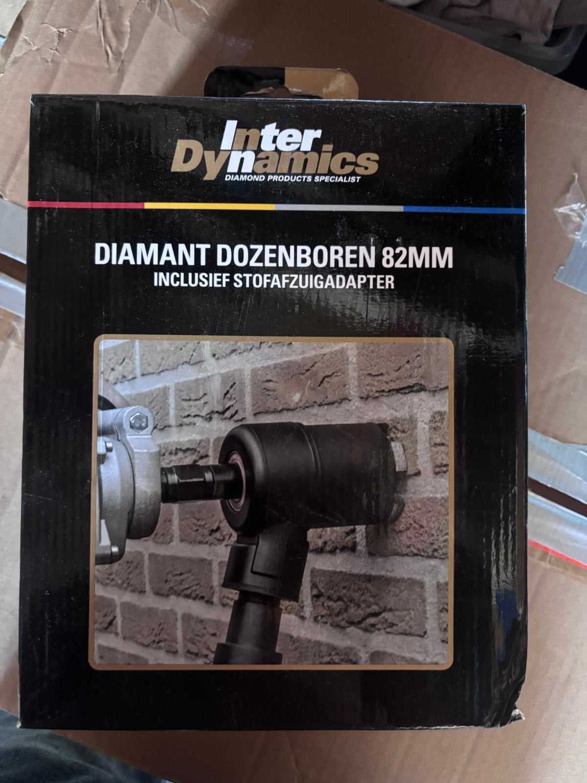 InterDynamics Diamant Dozenboren 82mm met Stofafzuigadapter, Ophalen of Verzenden, Nieuw