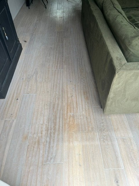 houten whitewash vloer, Huis en Inrichting, Stoffering | Vloerbedekking, Gebruikt, Beige, 25 tot 50 m², Whitewash