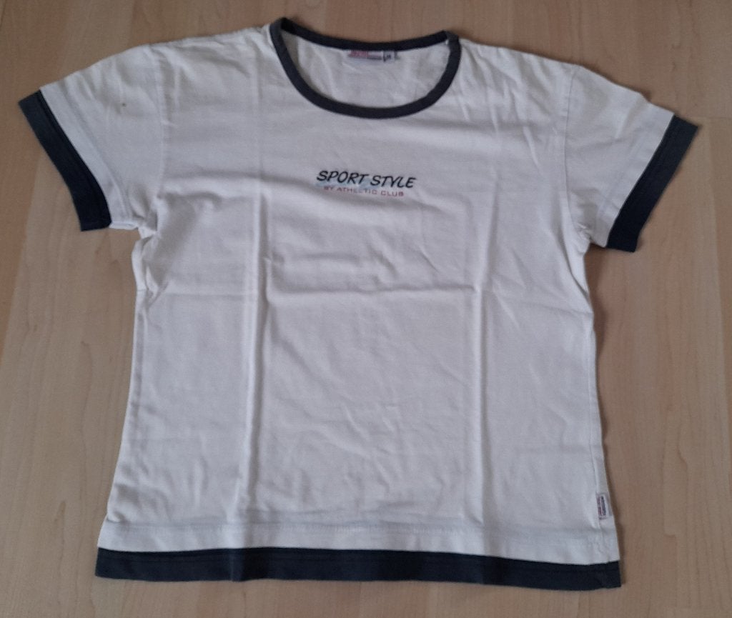 SHIRT / TOP maat M met korte mouw, Kleding | Dames, Maat 38/40 (M), Wit, Ophalen of Verzenden, Korte mouw