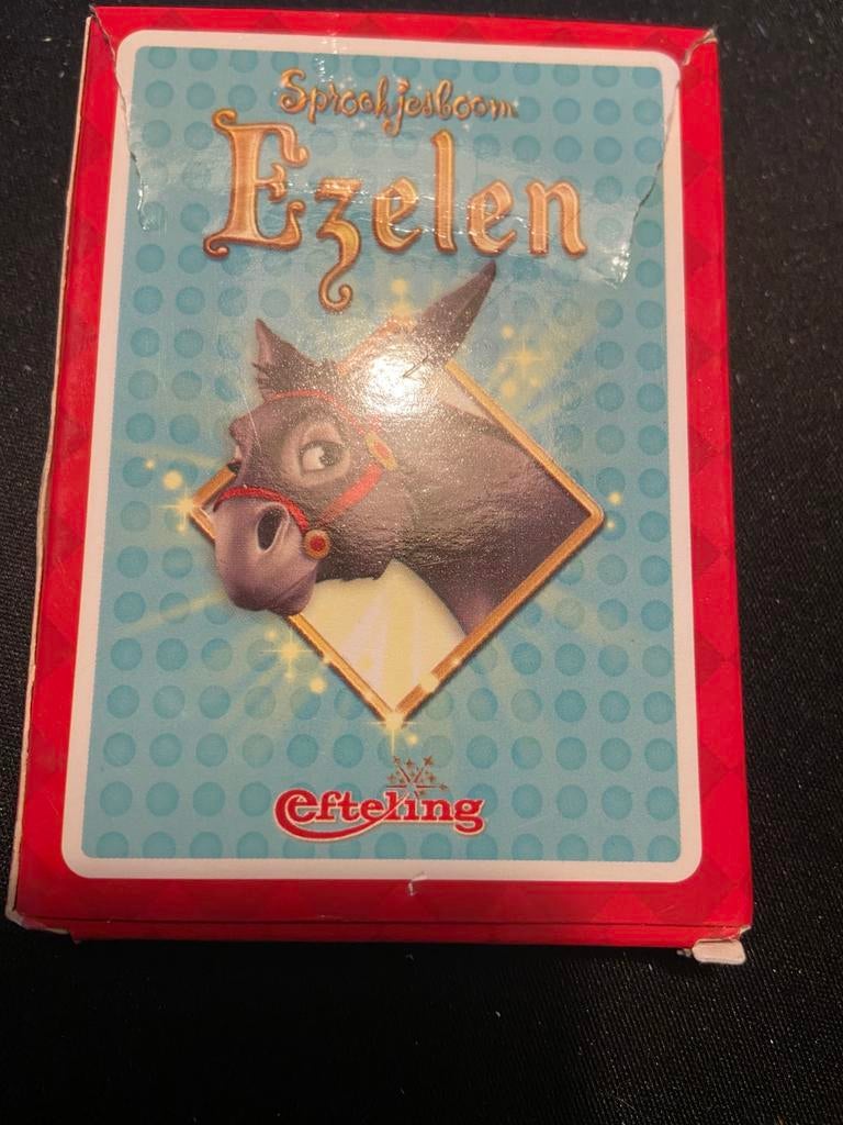 Ezelen van de Efteling voor 25 cent, Ophalen of Verzenden, Gebruikt, Speelkaart(en)