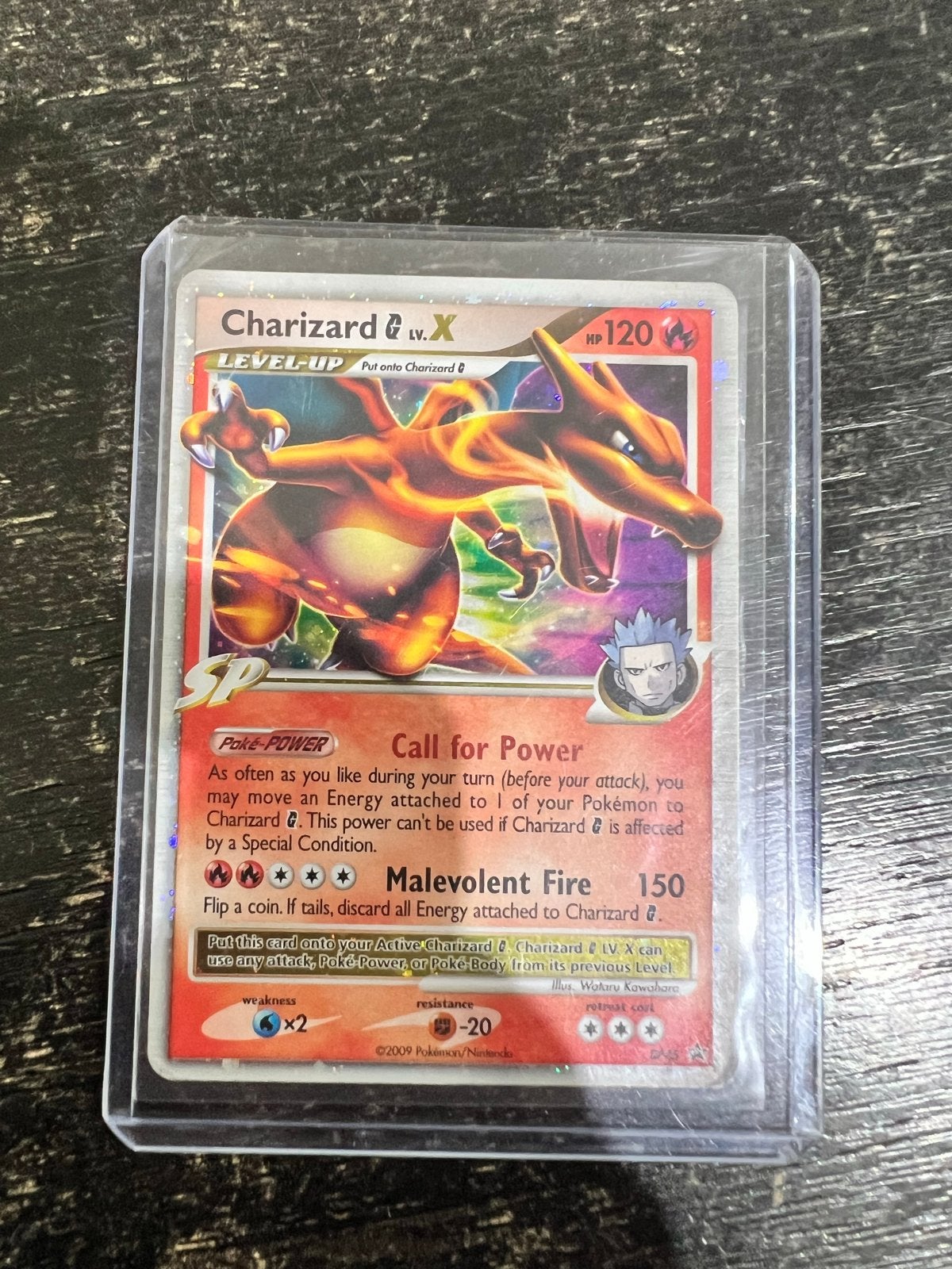 Charizard G LV.X Pokémon Kaart - Zeer Zeldzaam, Ophalen of Verzenden, Zo goed als nieuw, Losse kaart