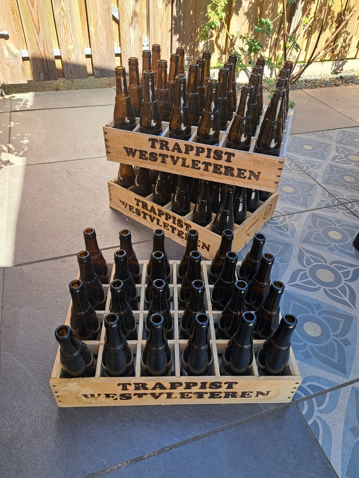 Westvleteren kratten met leeggoed, Verzamelen, Ophalen, Gebruikt